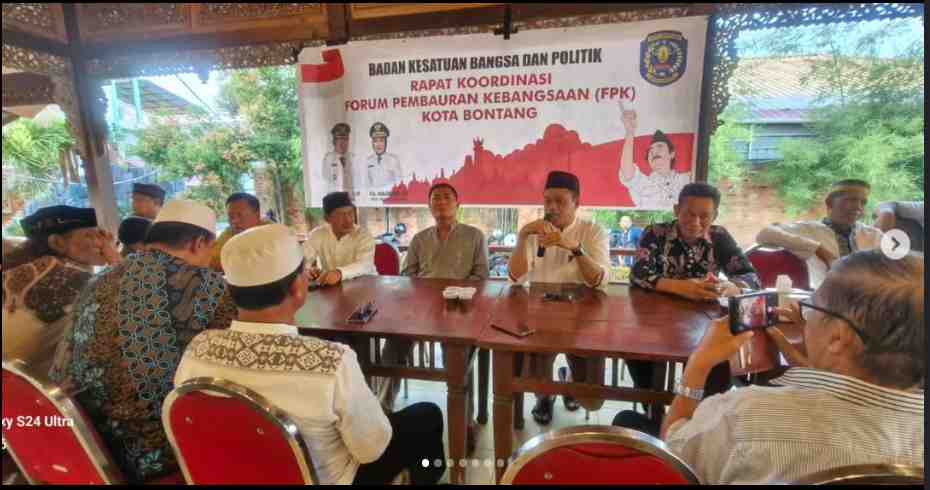 Bakesbangpol menggelar rapat koordinasi Forum Pembauran Kebangsaan (FPK)